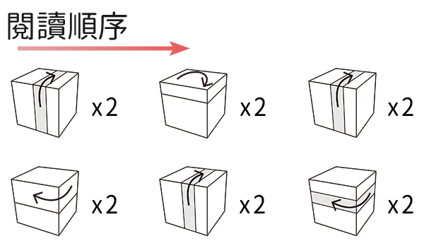 4x4魔術方塊基礎復原解法-降階法 特殊狀況 對邊互換